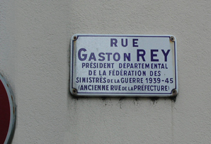 La rue Gaston Rey à Valence